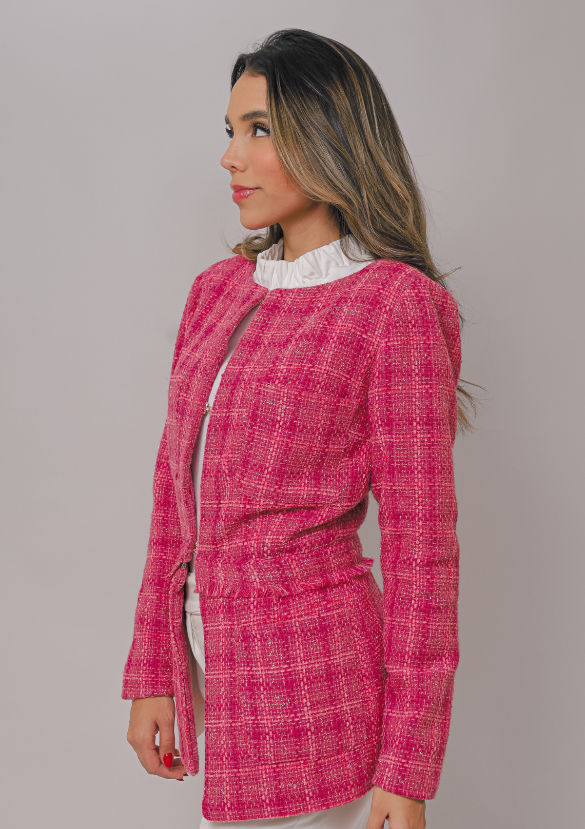 Blazer TWEED Bárbara -  Rosa