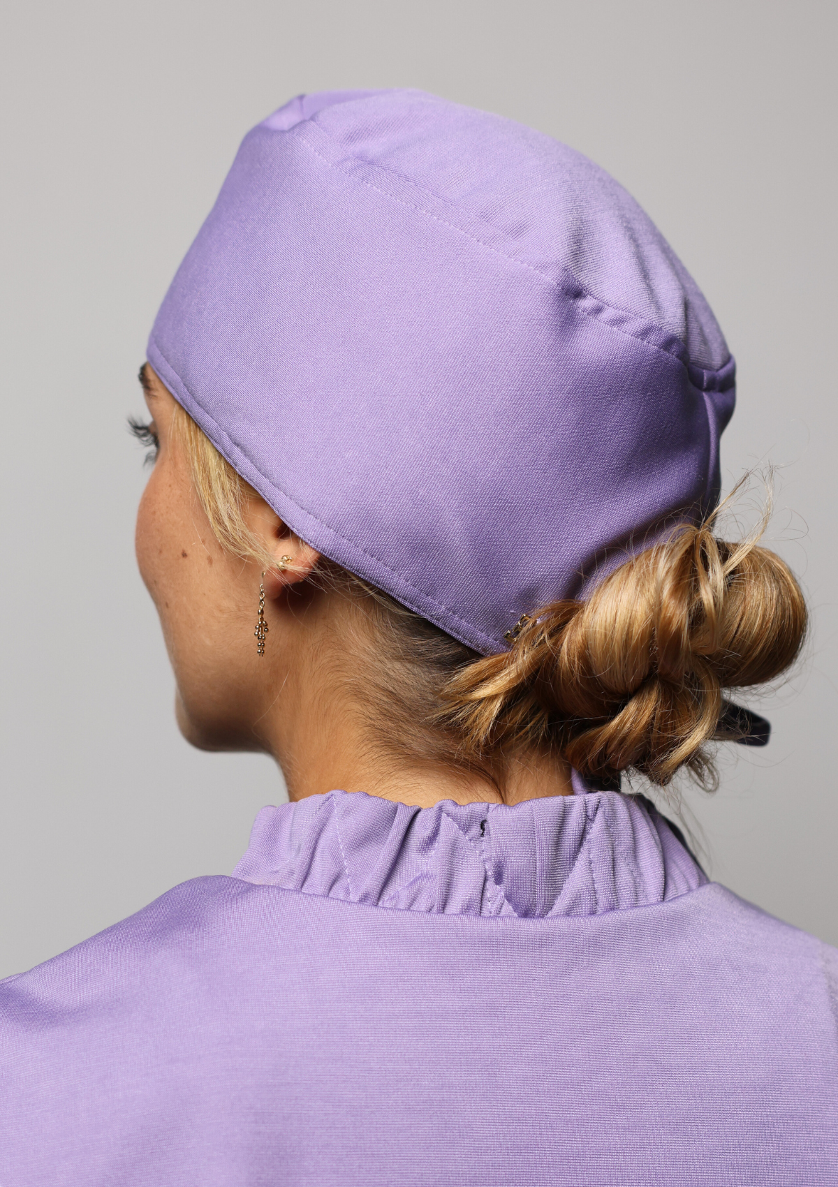 Touca Cirúrgica Malha Lavanda