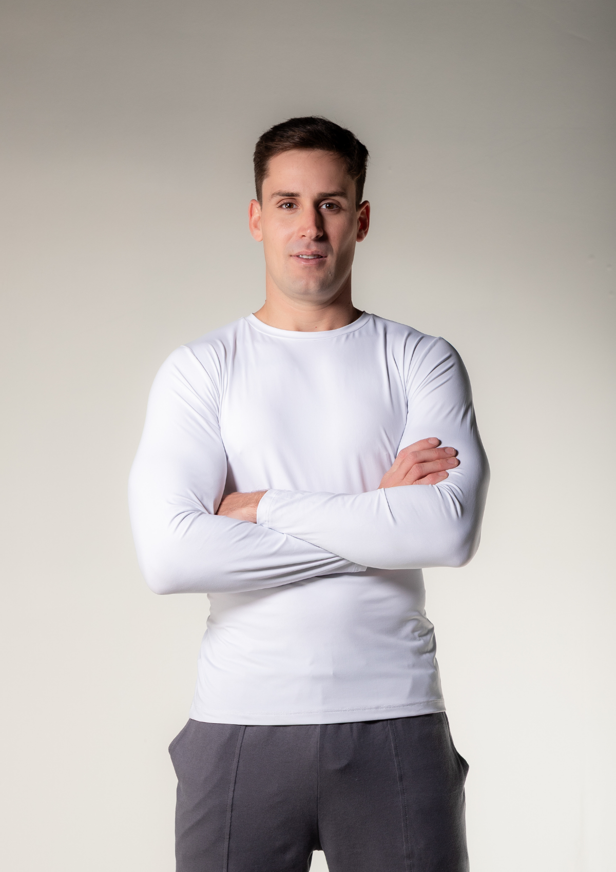 Underscrub Masculina Manga Longa - Branca