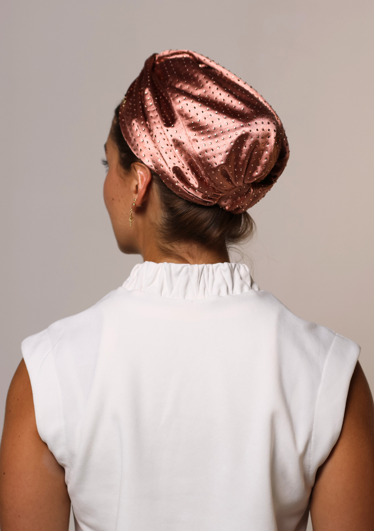 Turbante Star Rosé Gold