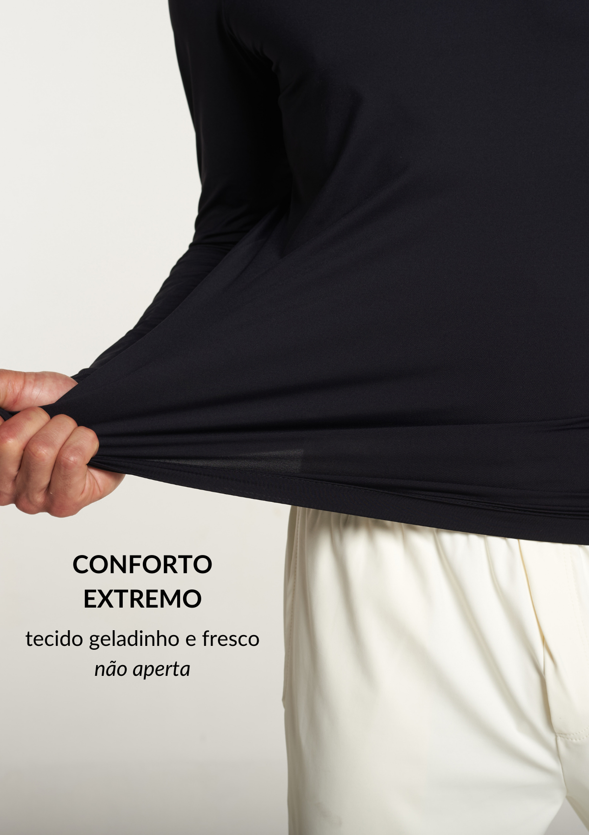 Underscrub Manga Longa - Preta