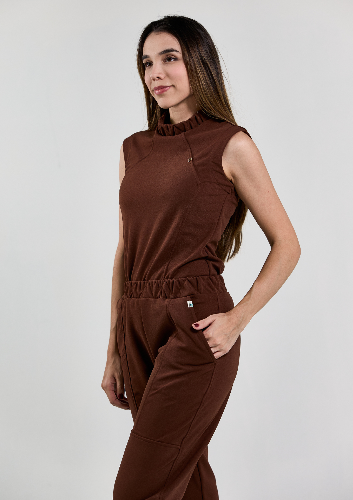 NEW - Scrub Fernanda 2.0 - Marrom Espresso