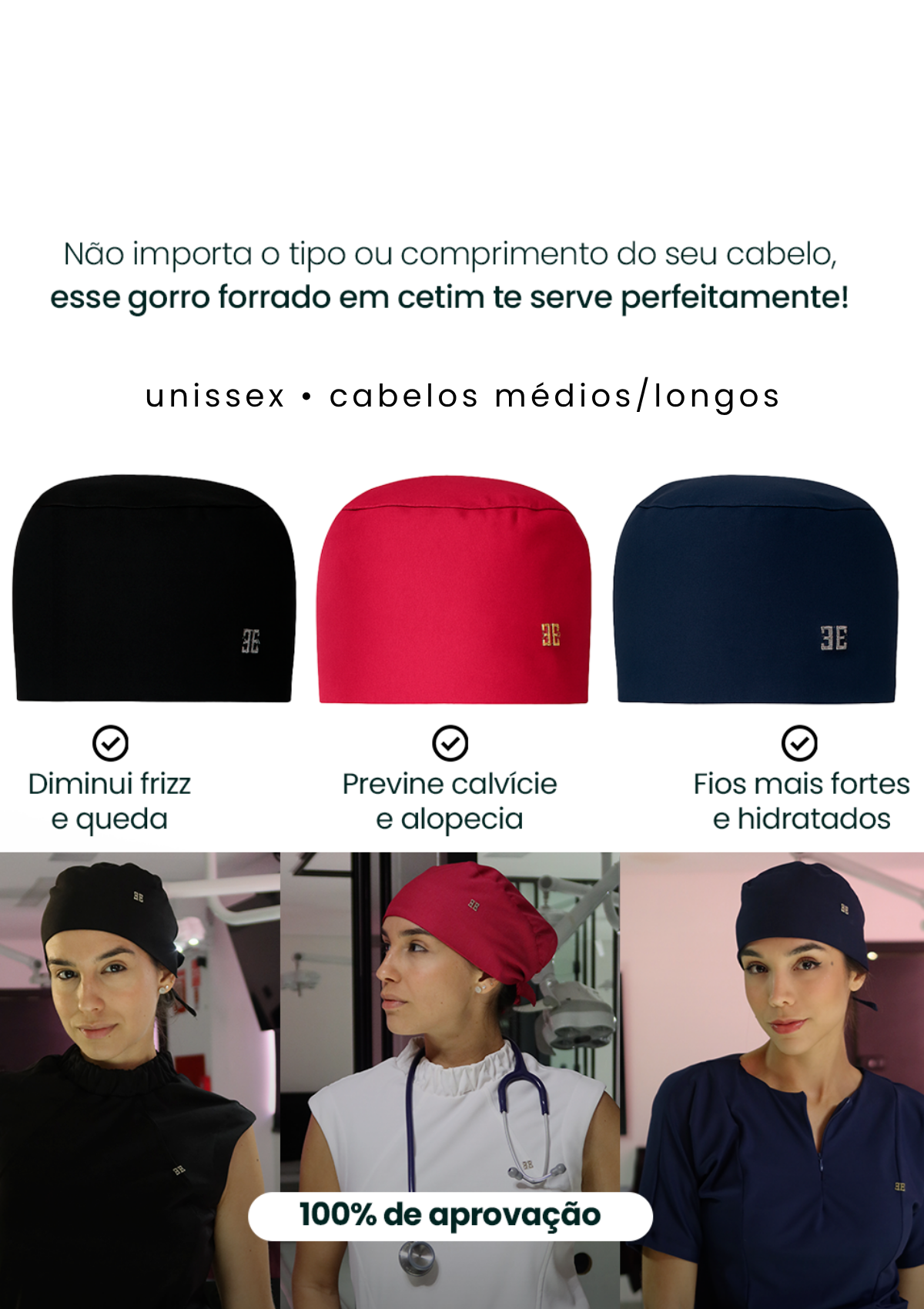 Gorro Cirúrgico Vinho