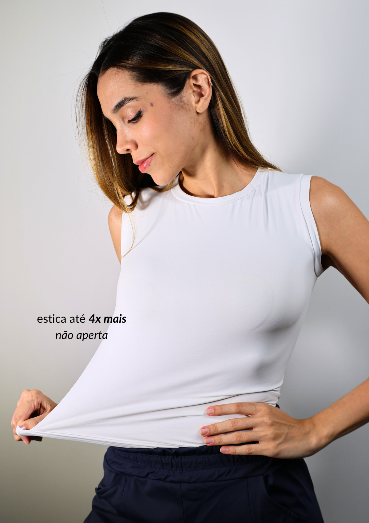 Underscrub Feminina Regata Branca