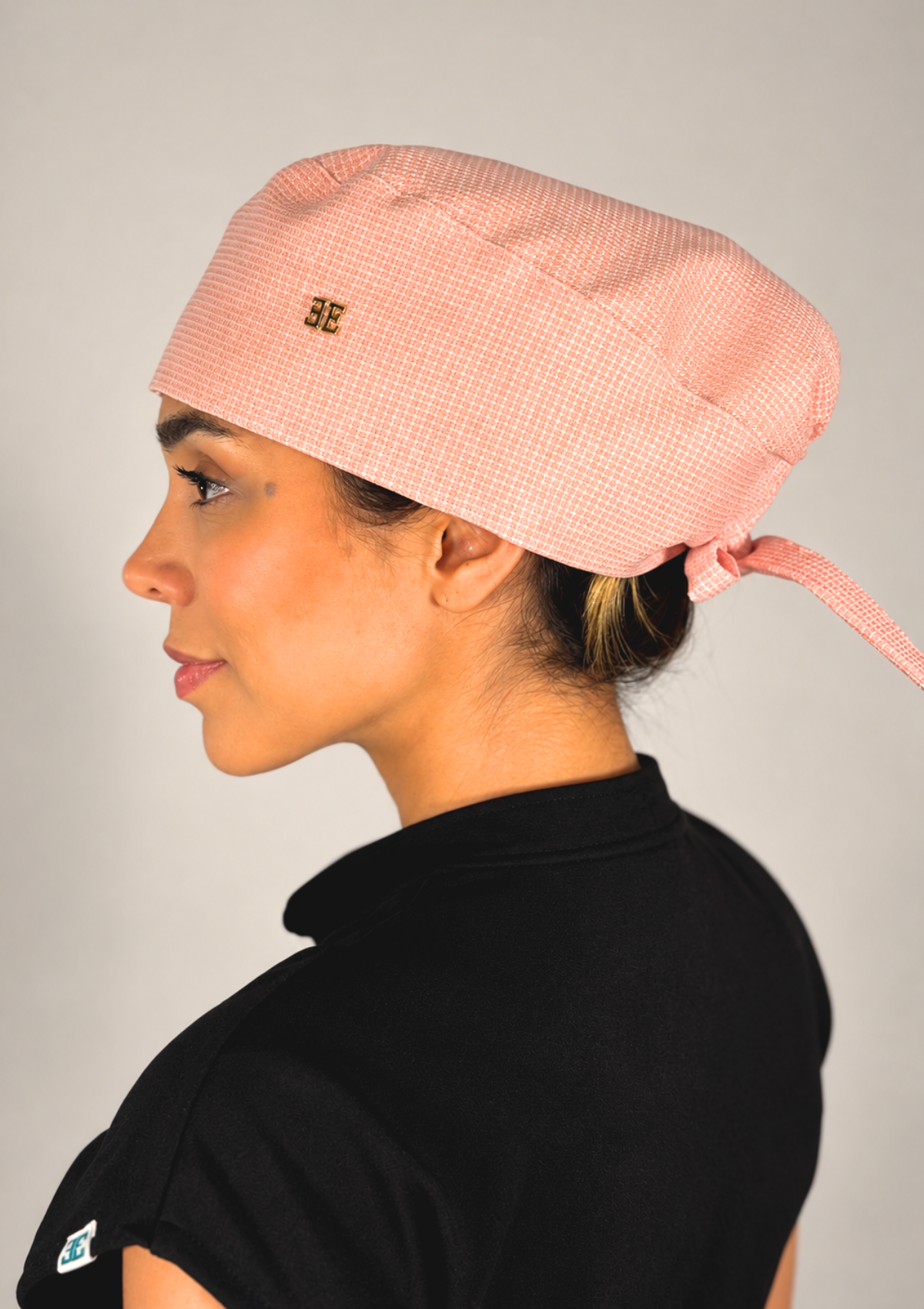 NEW - Gorro Cirúrgico Sky Rosa Forrado em Cetim