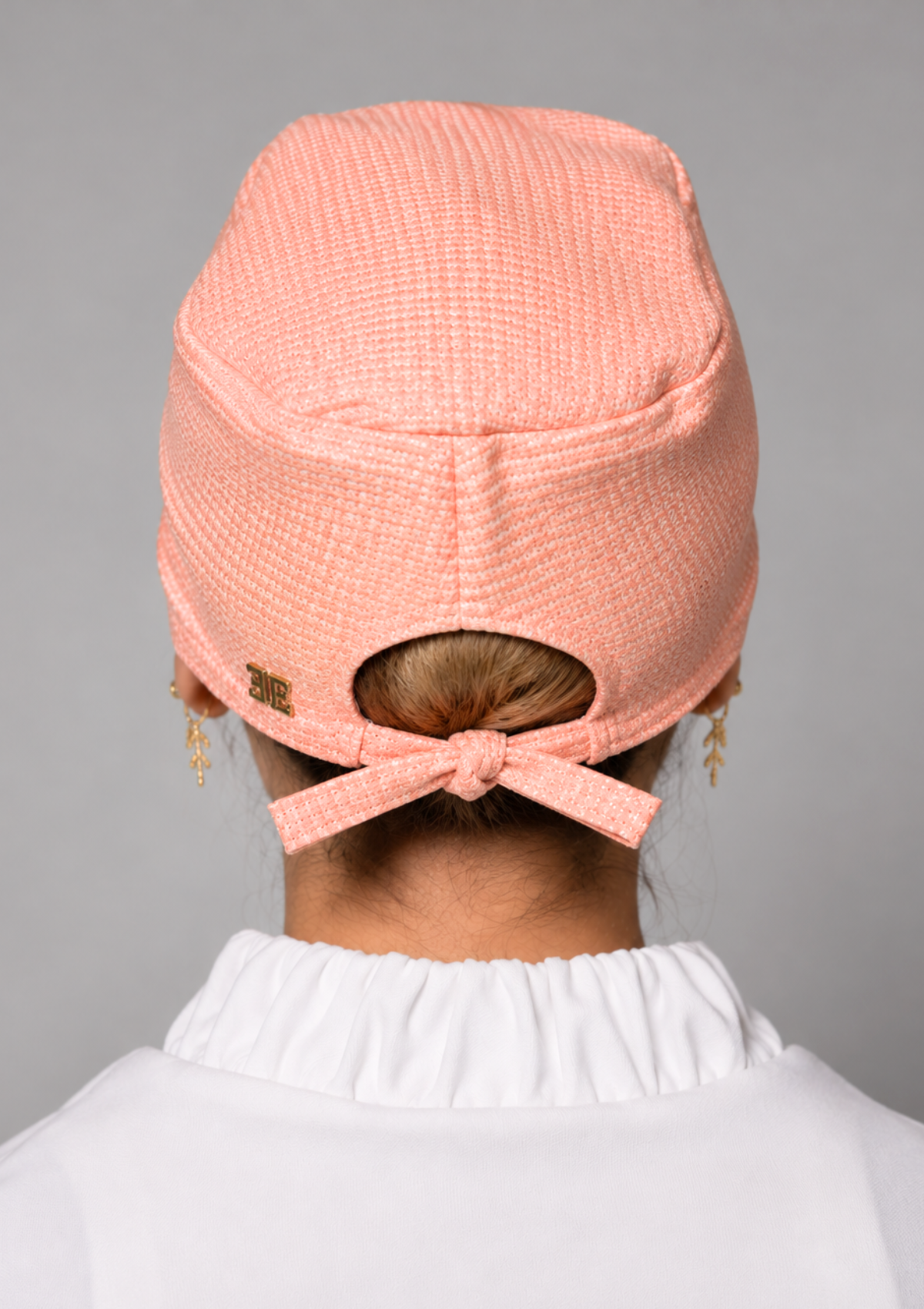 NEW - Touca Cirúrgica Sky Pink Forrada em Cetim