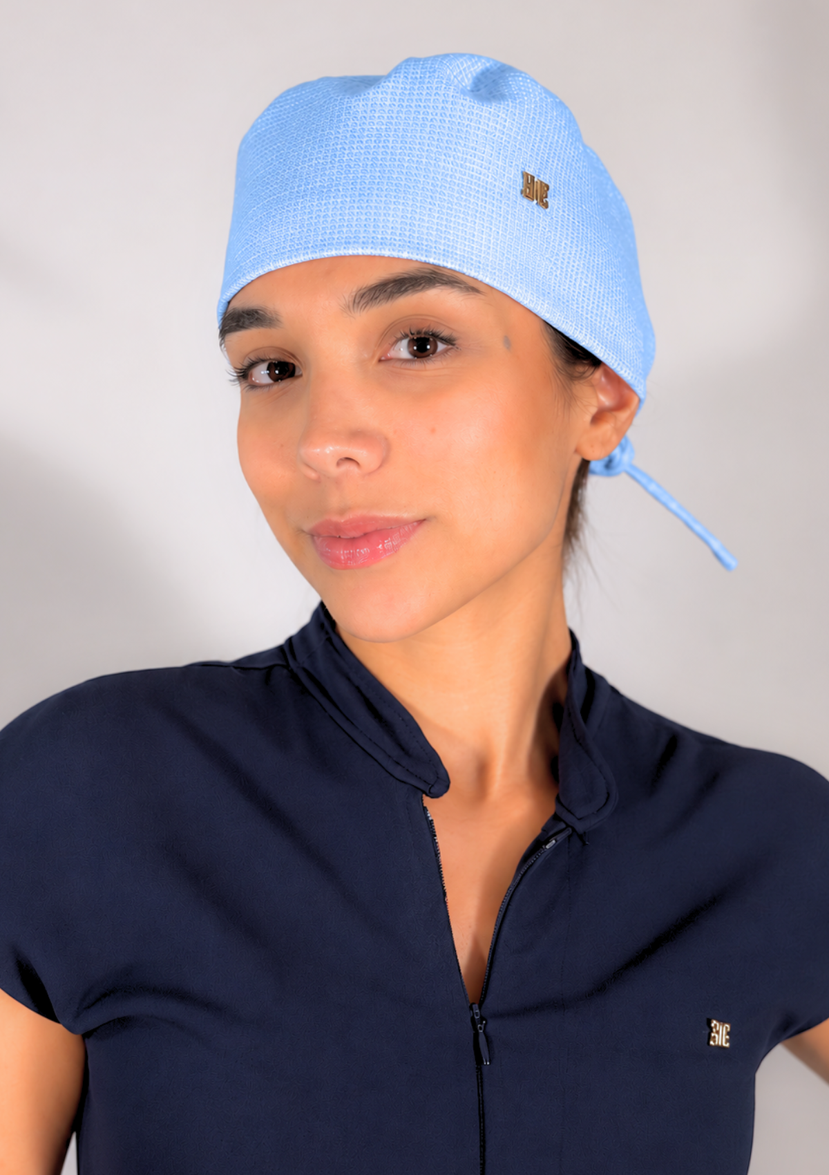 NEW - Gorro Cirúrgico Sky Blue Forrado em Cetim
