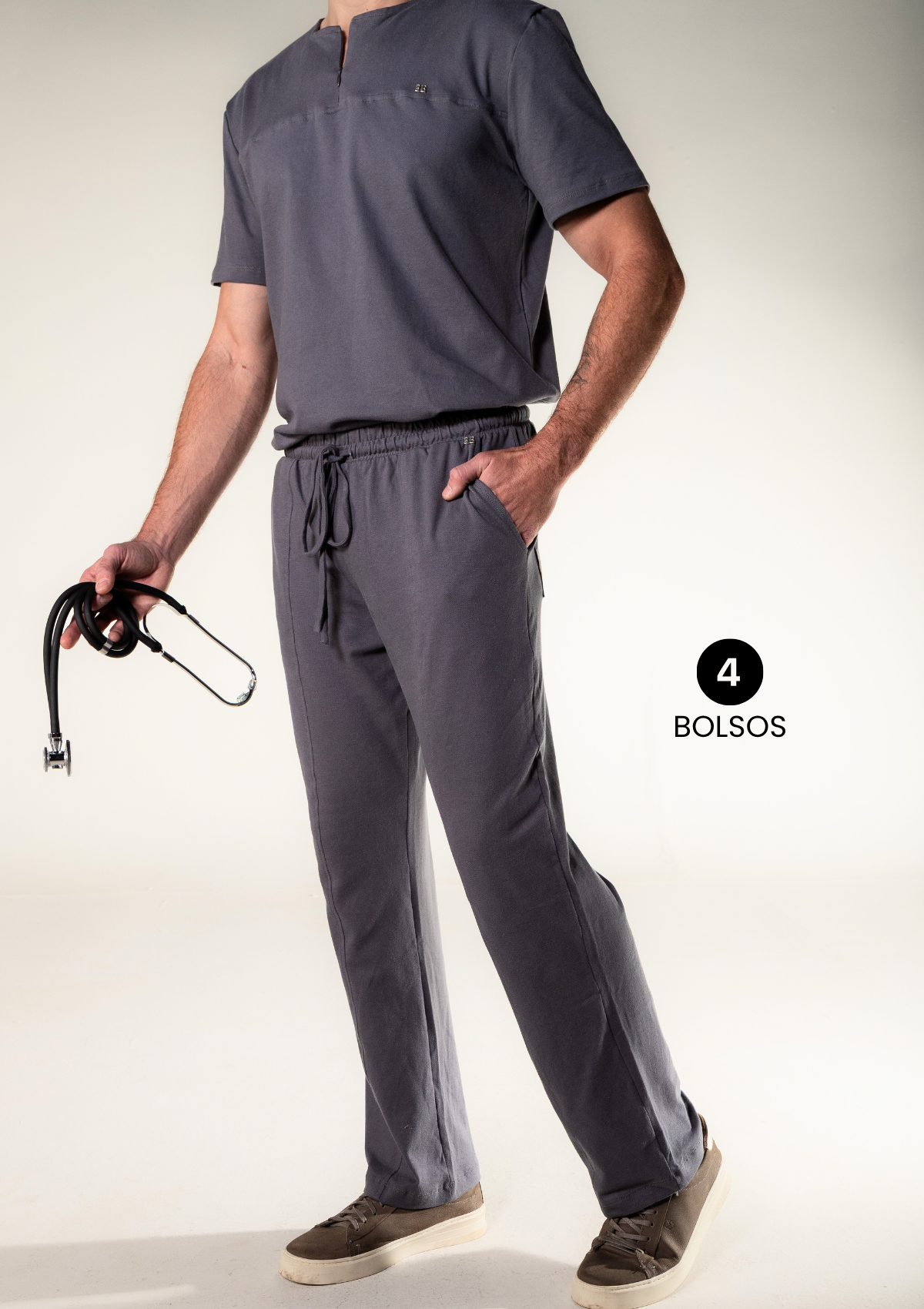 Scrub Bento - Cinza