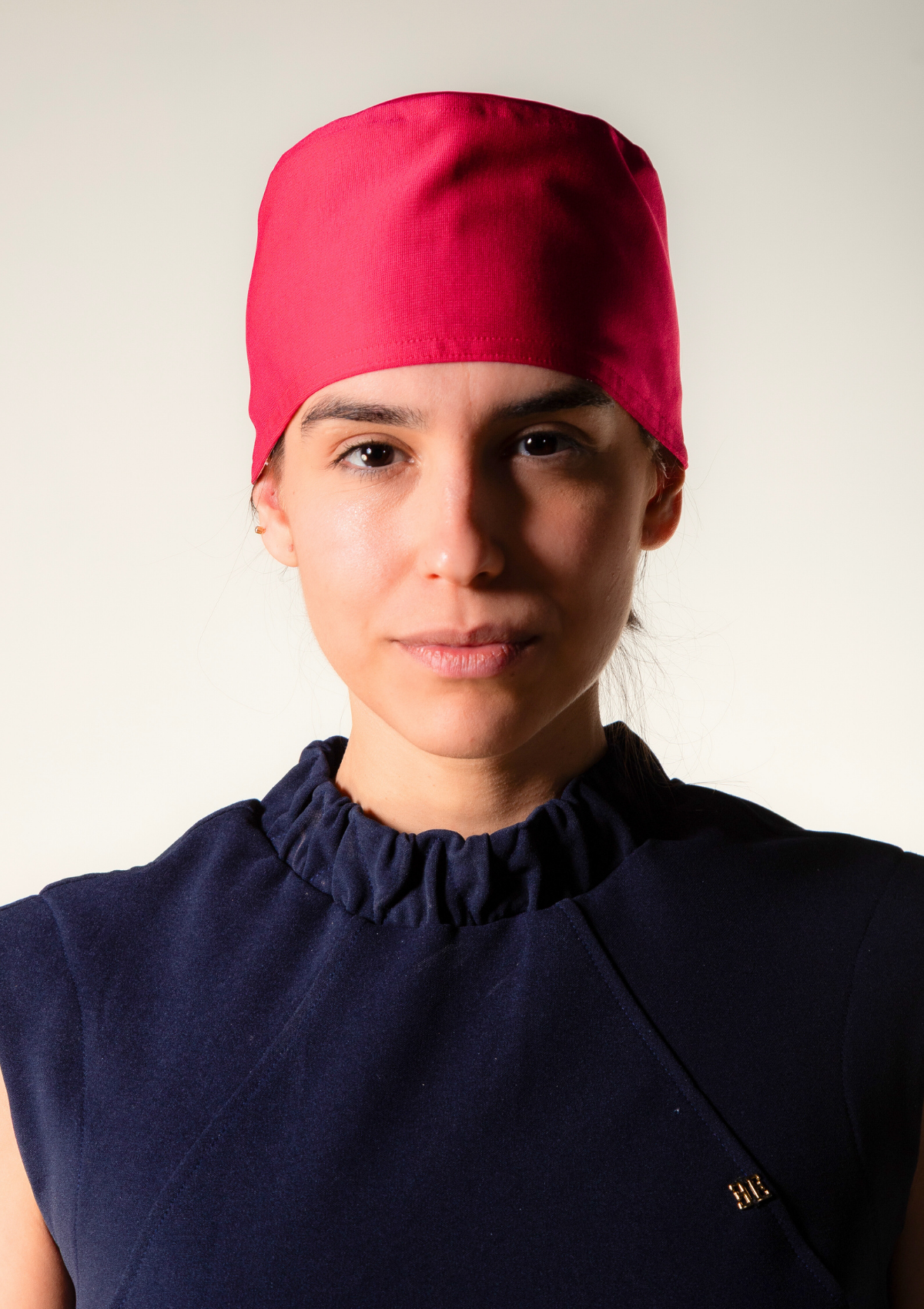 Touca Malha Rosa Pink