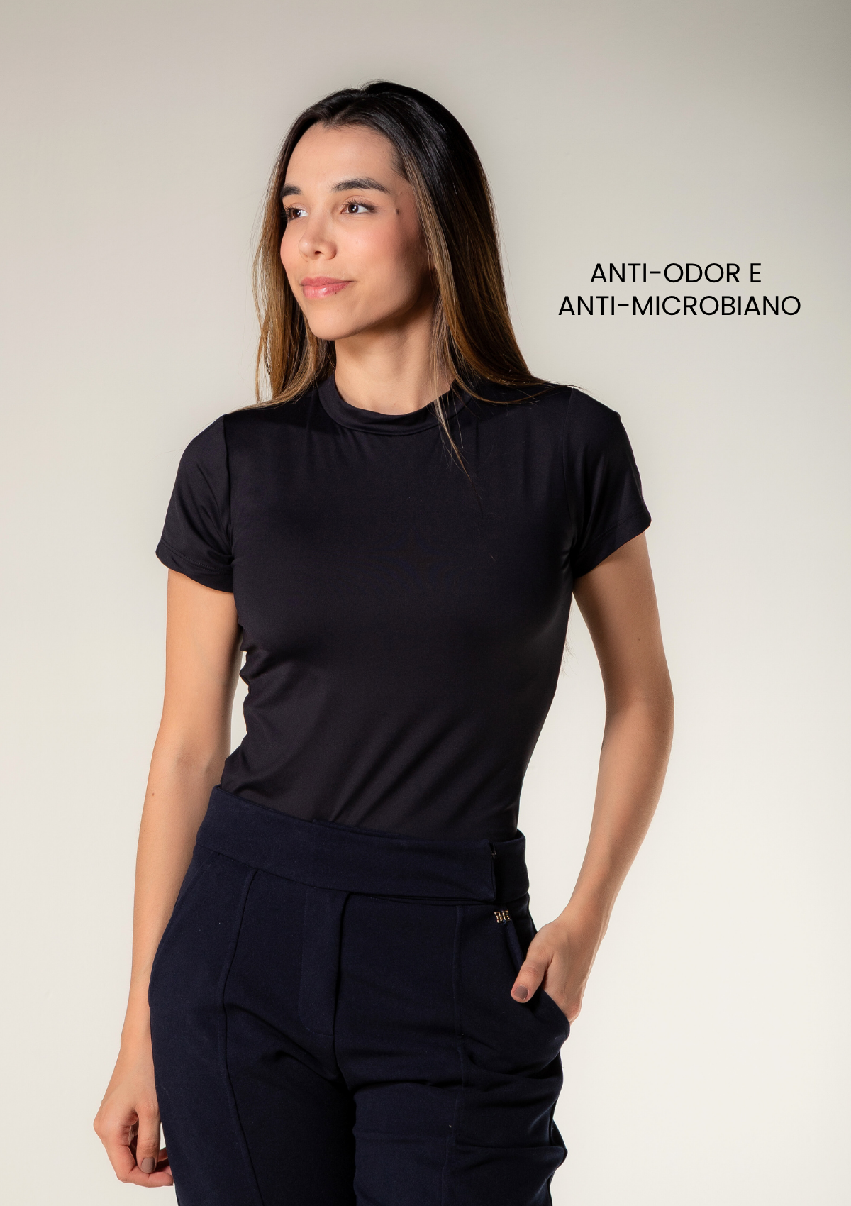 Underscrub Feminina Gola O - Preta