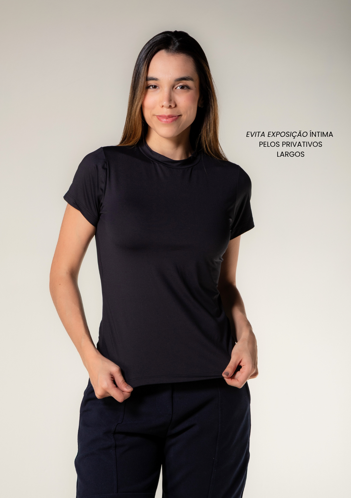 Underscrub Feminina Gola O - Preta