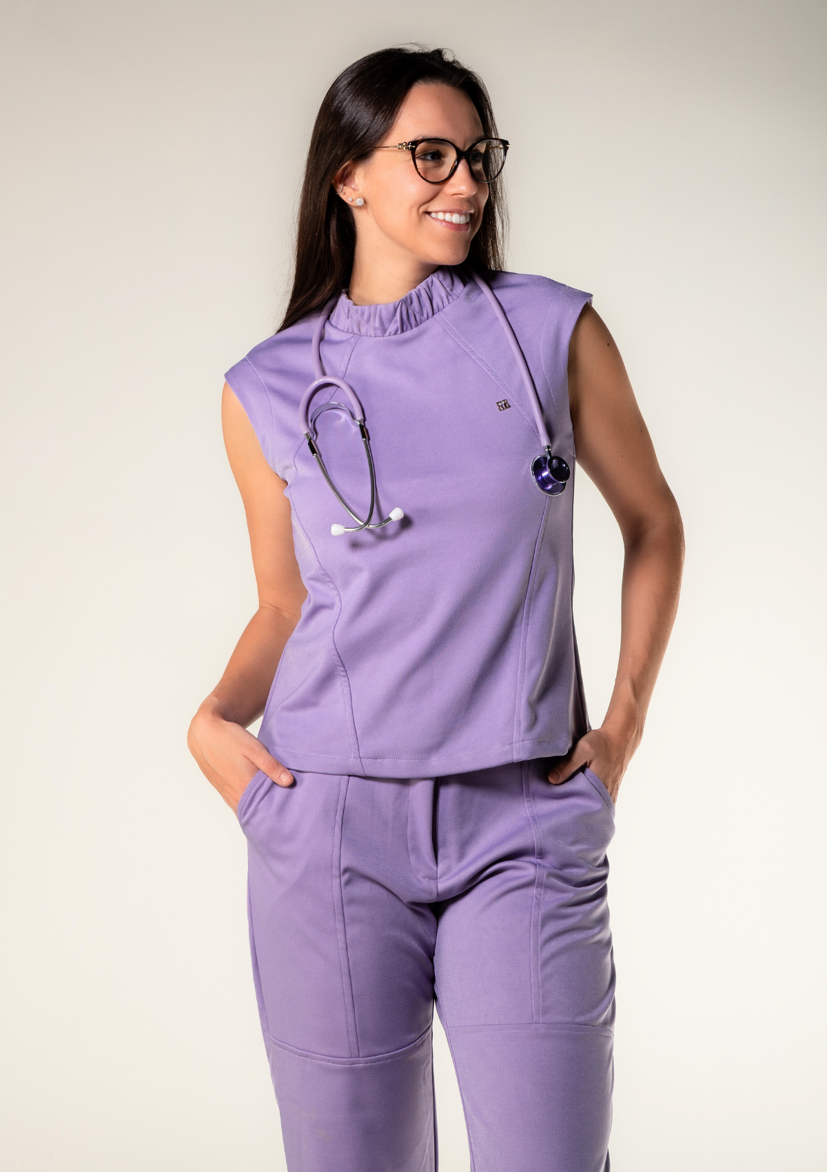 Scrub Fernanda - Roxo