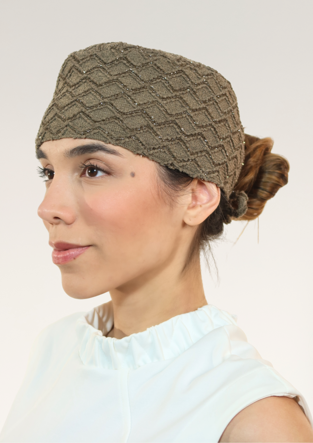 Touca Cirúrgica Tweed Verde