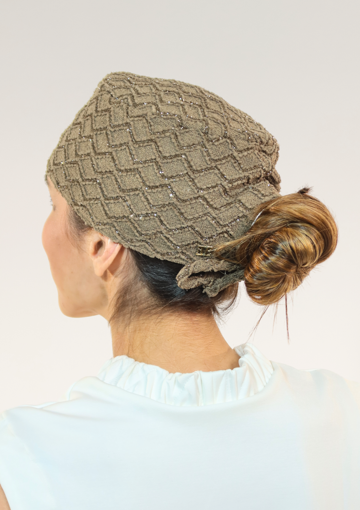 Touca Cirúrgica Tweed Verde