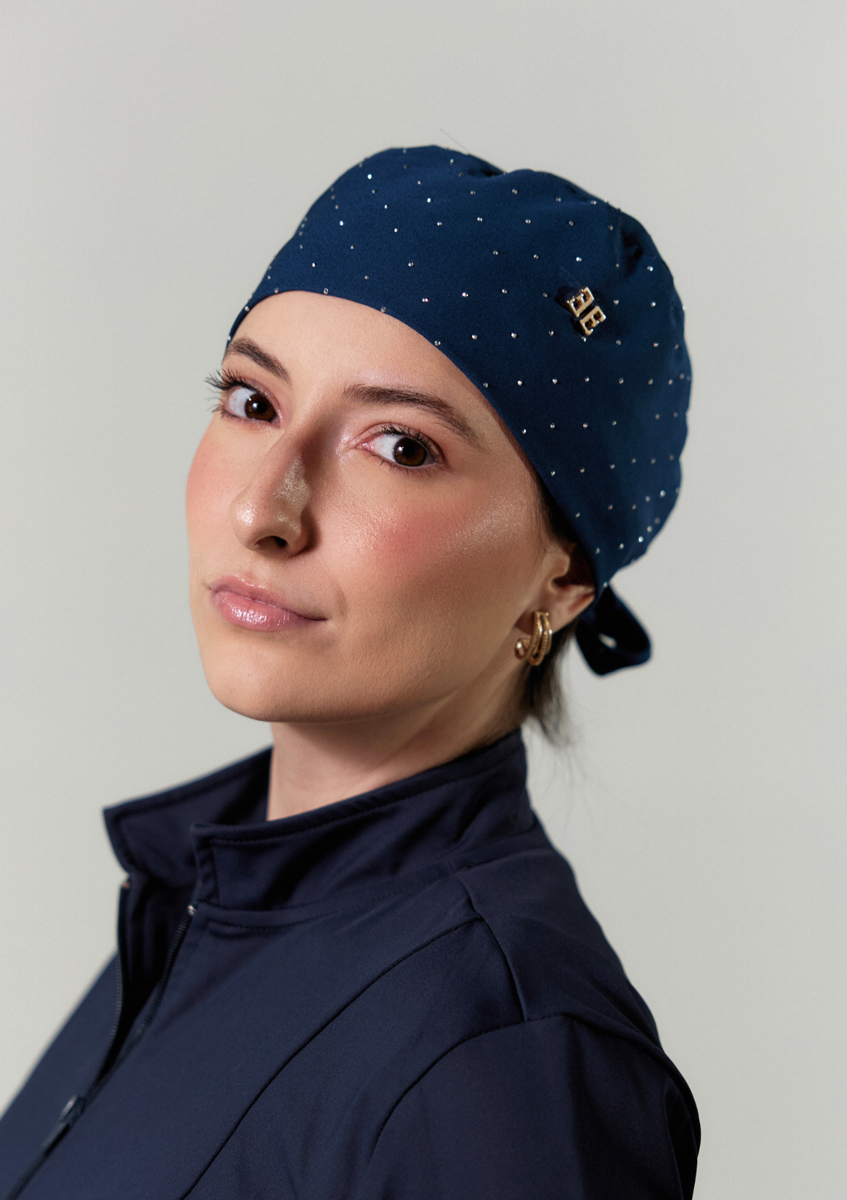 NEW - Gorro Star 2.0 Azul Forrado em Cetim