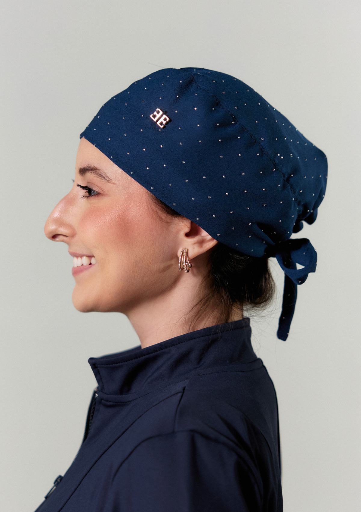 NEW - Gorro Star 2.0 Azul Forrado em Cetim