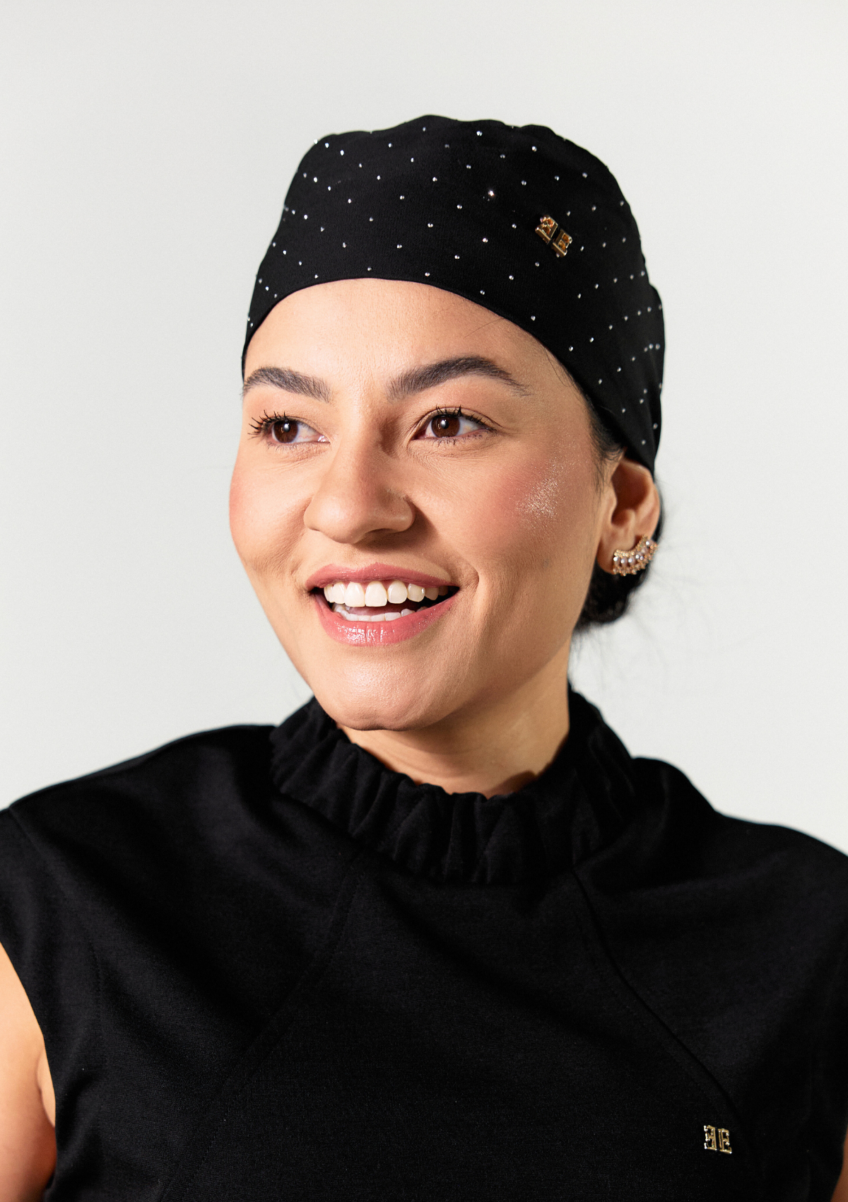 NEW - Gorro Star 2.0 Preto Forrado em Cetim