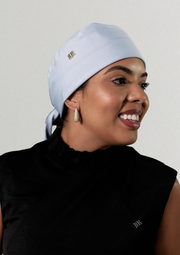 NEW - Gorro Cirúrgico Azul Bebê Forrado em Toalha