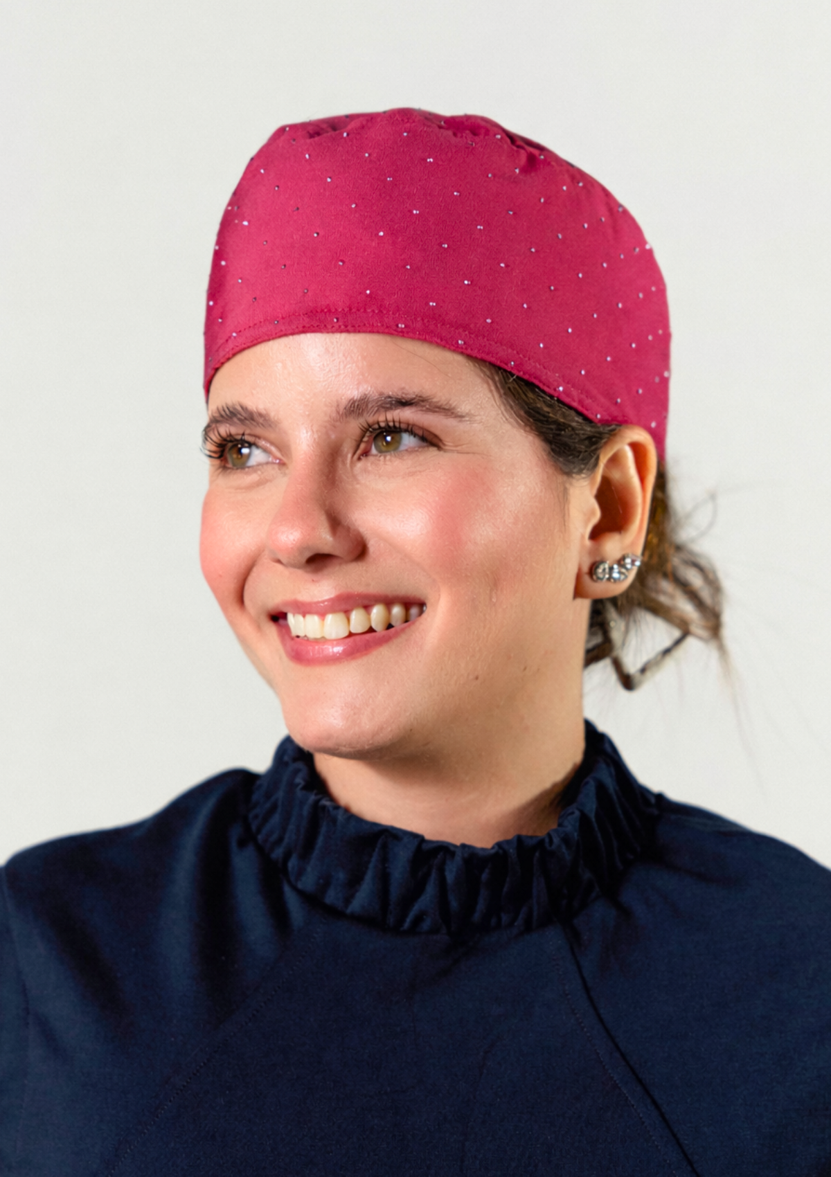 NEW - Touca Star 2.0 Rosa Forrada em Cetim