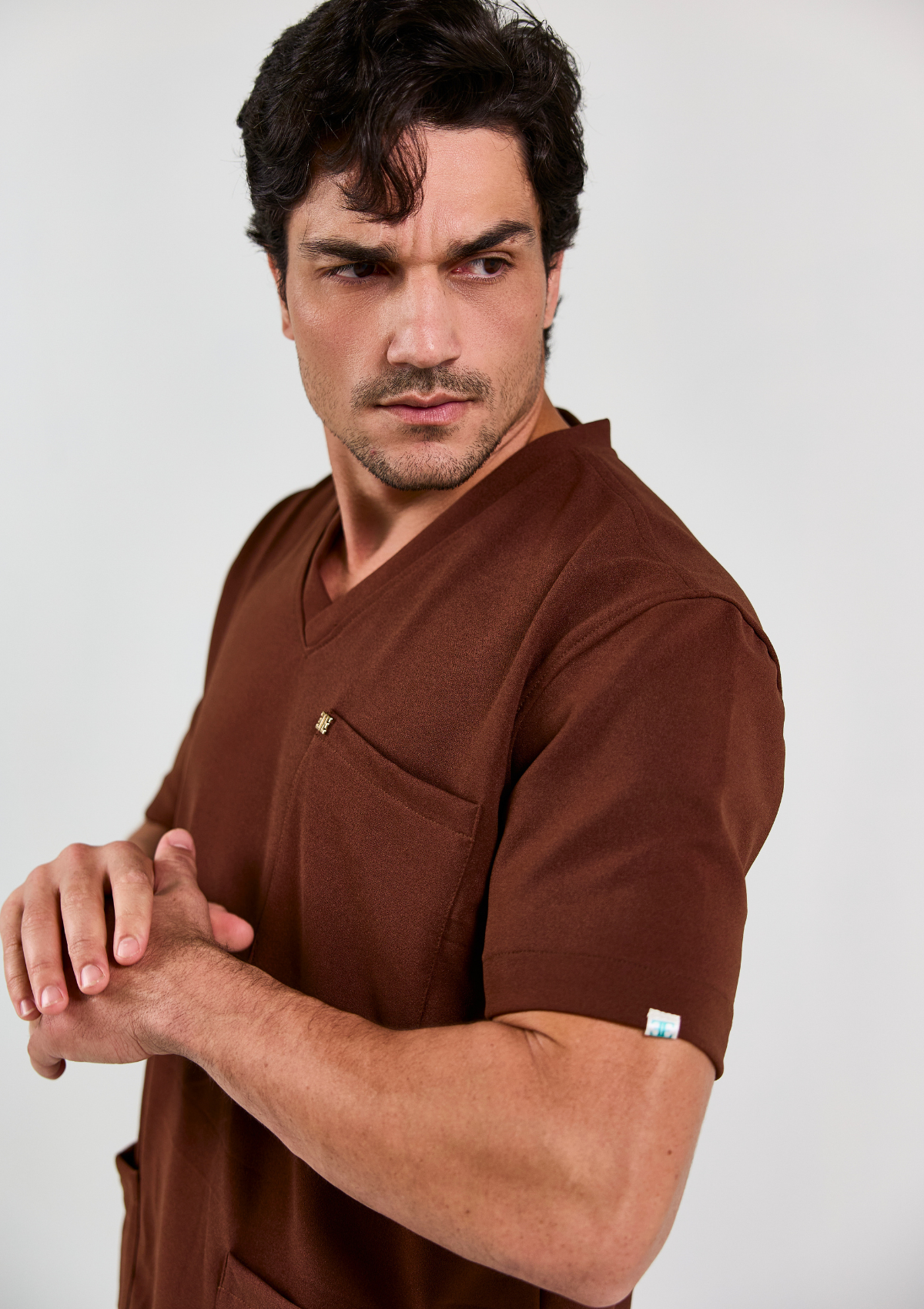 NEW - Scrub Bernard - Marrom Espresso