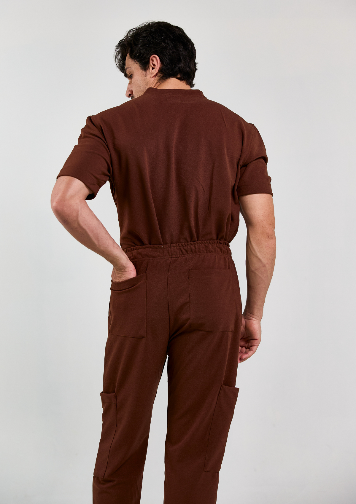 NEW - Scrub Bernard - Marrom Espresso