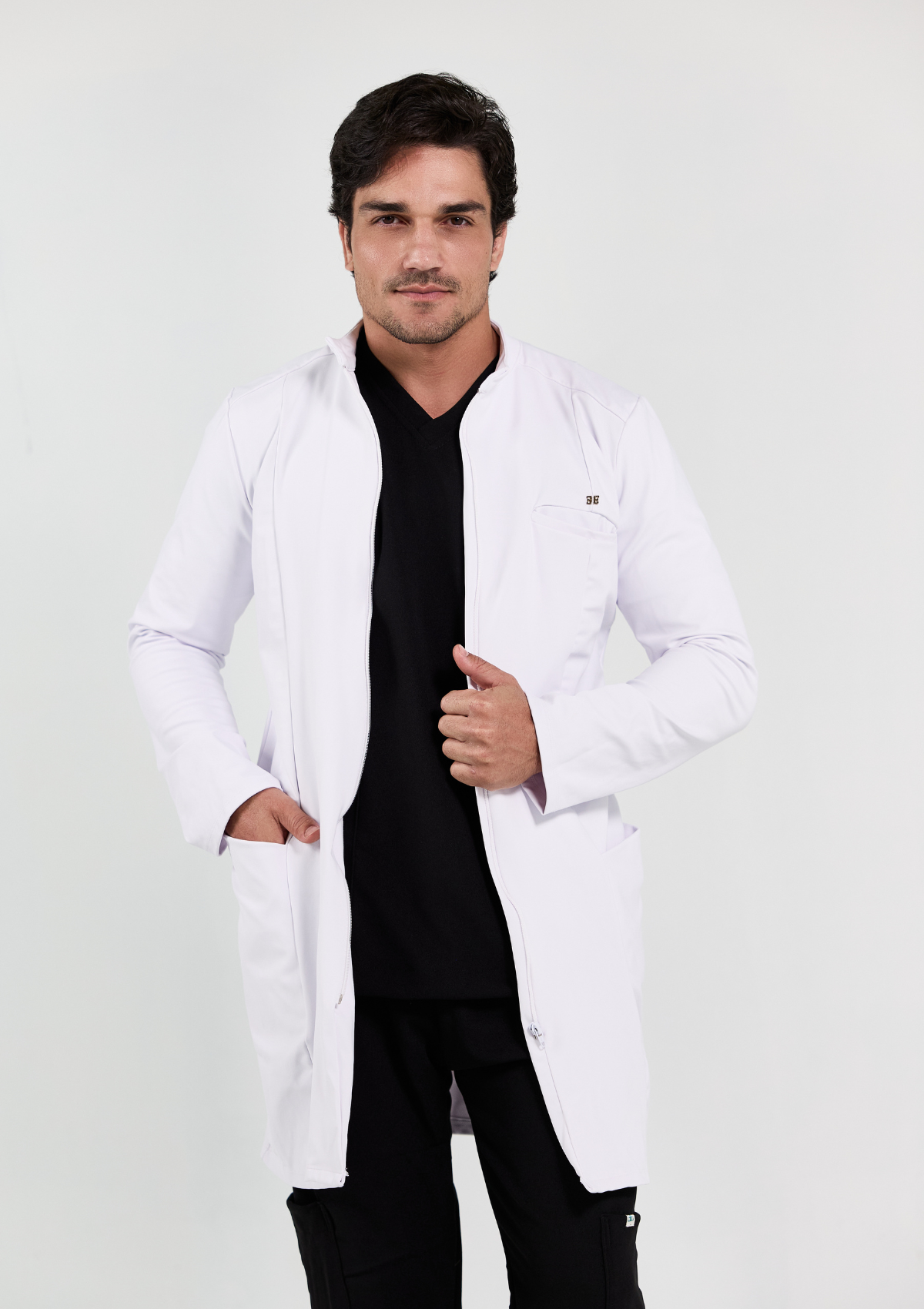 Jaleco Daniel Poliamida - Branco