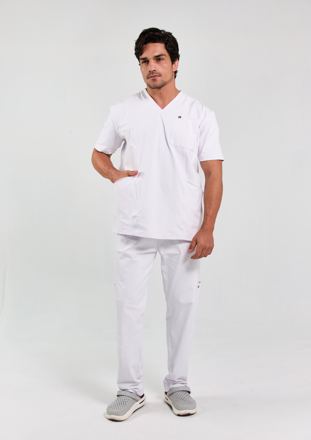 NEW - Scrub Gabriel Poliamida - Branco