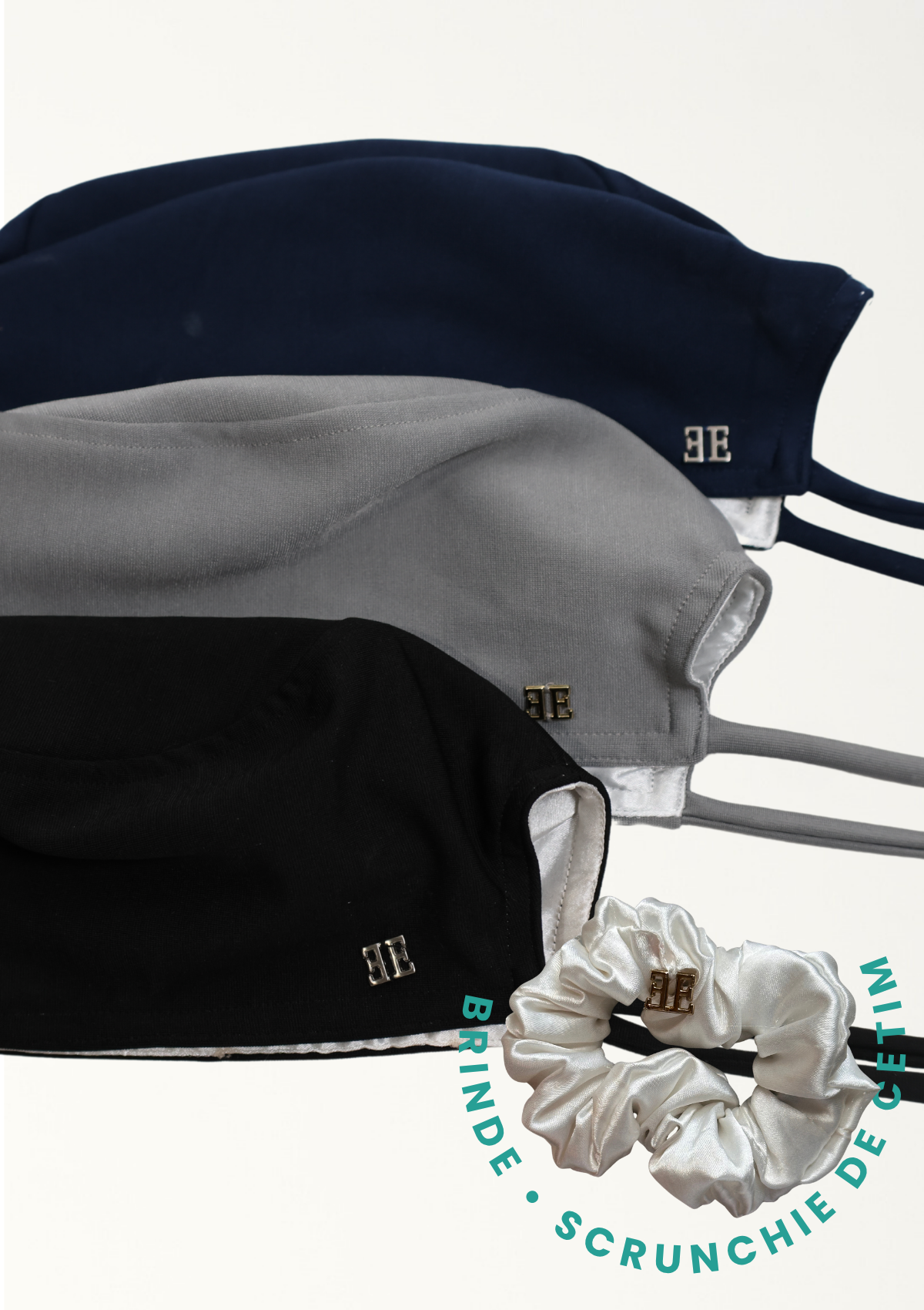 Kit 3x Touca Malha Basic