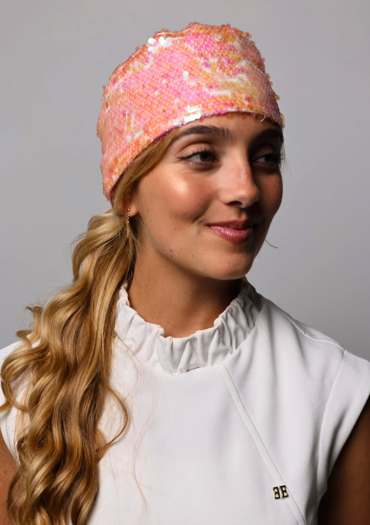 Touca Disco Rosa