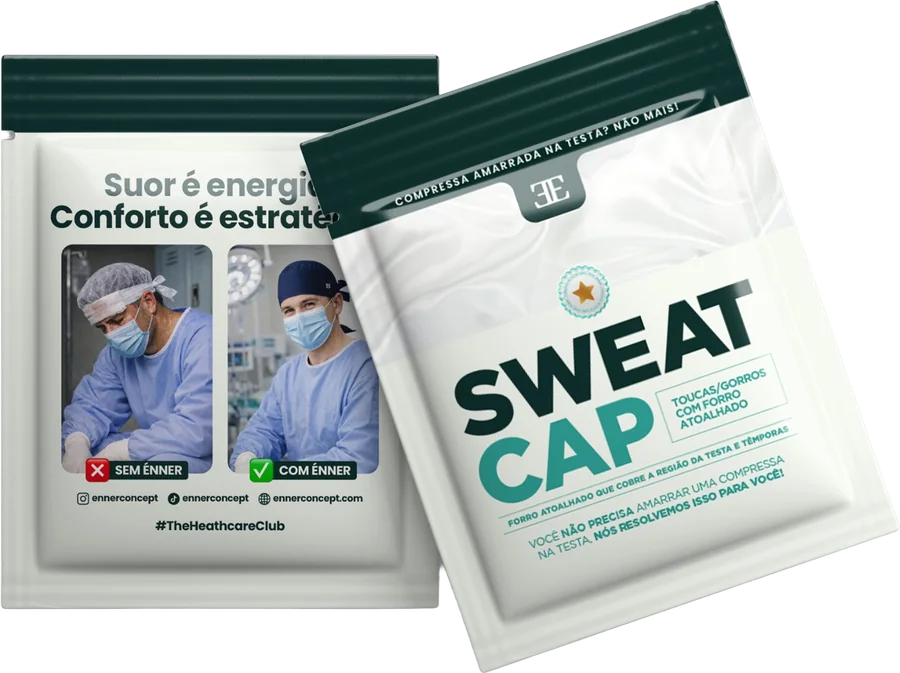 Sachês Sweat Cap, as novas embalagens Ennér